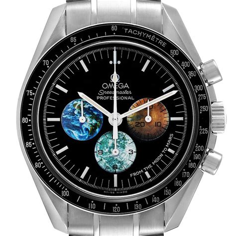 omega moon to mars watch|omega steel chronograph watch.